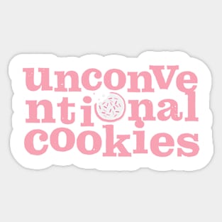 Unconventional Cookies Logo Sticker